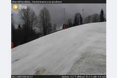 SKI areál Karolinka - Otočná kamera na sjezdovce